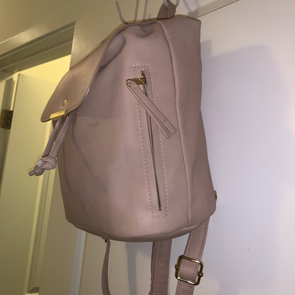 Drawstring pink backpack - Picture 2 of 7